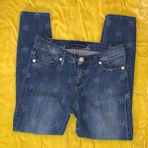 Rock & Republic Size 4 Ankle Length Jeans Star Washed